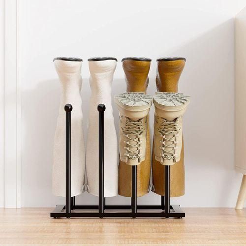 Shoe Organizer Modern Metal Boot Rack For Hallway Mudroom
