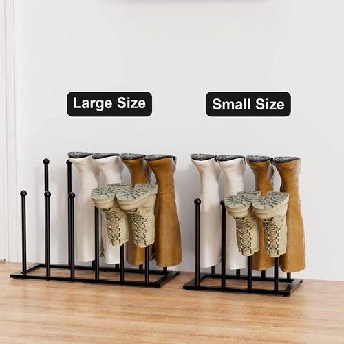 Shoe Organizer Modern Metal Boot Rack For Hallway Mudroom
