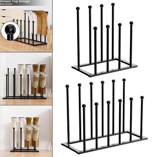 Shoe Organizer Modern Metal Boot Rack For Hallway Mudroom