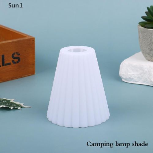 Sun1 al Louver Lampshade Plastic Outdoor Camping Lamp Shade LED Flashlig well