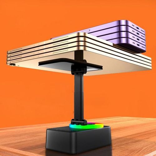 Wireless Sound Box Speaker 4 In 1 Collapsible Soundbar Stand Portable 360 Degree Rotation Cell Phone Sound Bar Stand Speakers