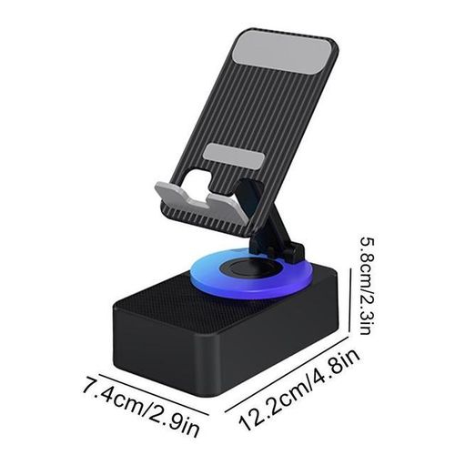 Wireless Sound Box Speaker 4 In 1 Collapsible Soundbar Stand Portable 360 Degree Rotation Cell Phone Sound Bar Stand Speakers