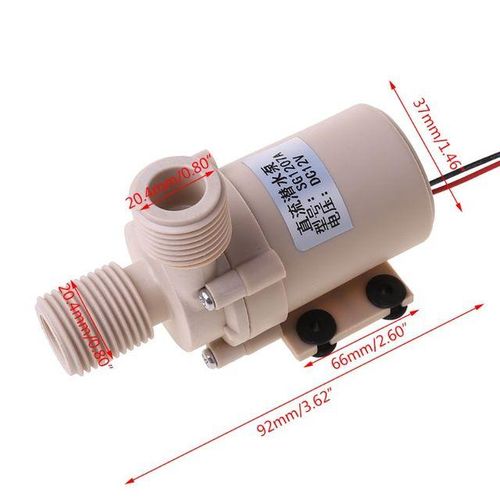 12V Solar Submersible Hot Water Pump Circulation 212 F Brushless Motor High Pressure
