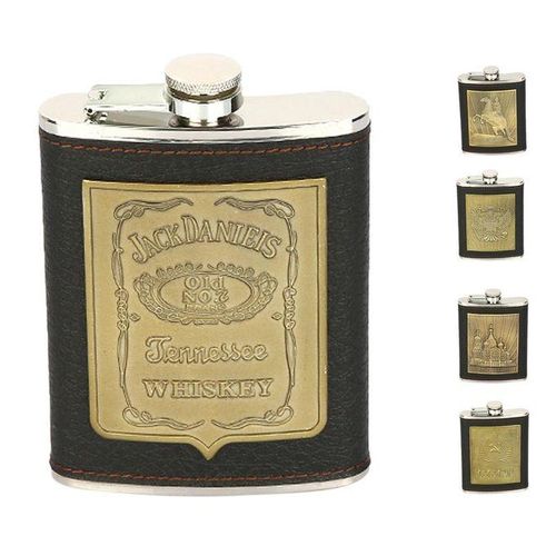 Portable Hip Flask Stainless Steel Pocket Alcohol Drink Whisky Vodka 1