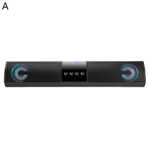 For Pc Lap Theater Tv Speaker Aux 3.5mm Loudspeaker New Tv Sound Bar Wired And Wireless Bluetooth5.0 Home Surround Soundbar