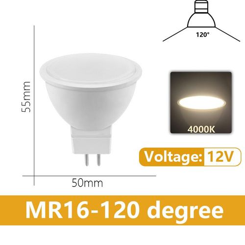 Spot Foco MR16 GU 5.3 AC DC12V 3W 5W 6W 7W Warm White Day LED Lamp For Home Decoration Replace 50W Halogen Spotlight