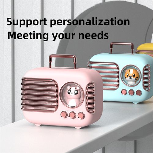 Portable Bluetooth 5.0 Speaker Cute Music Player Support Tws Handsfree With Built-In Hd Microphone Heavy Bass Wireless Speaker
