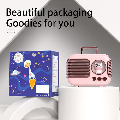 Portable Bluetooth 5.0 Speaker Cute Music Player Support Tws Handsfree With Built-In Hd Microphone Heavy Bass Wireless Speaker