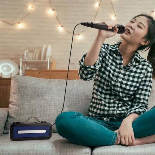 H02 Bluetooth Speaker Sound Box Wireless Speaker Bass Subwoofer Support Fm Radio Aux Tf Usb Microphone Factory Custom Ktv