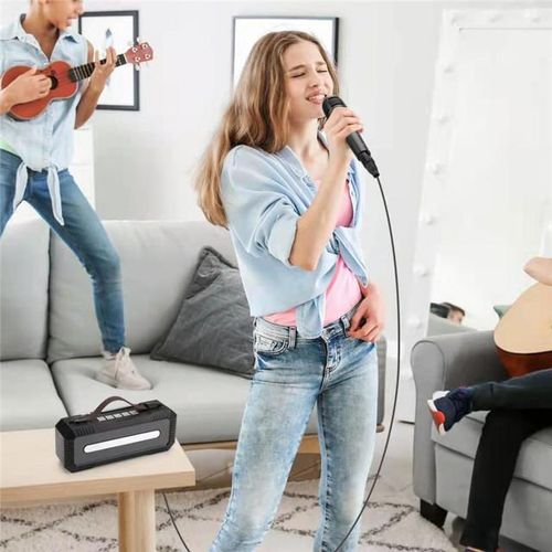 H02 Bluetooth Speaker Sound Box Wireless Speaker Bass Subwoofer Support Fm Radio Aux Tf Usb Microphone Factory Custom Ktv