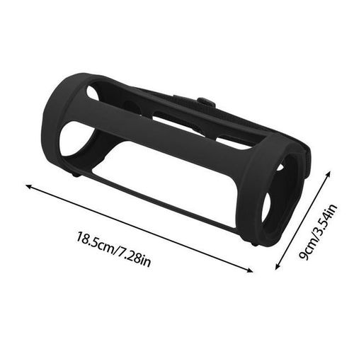 Portable Speaker Storage Box Soft Protective Case With Shoulder Strap And Carabiner Protection Casing For Jbl Flip Essential 2