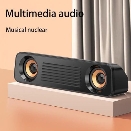 Wireless Speaker Abs Double Speakers Enjoy The Feeling Of Immersion Exquisite Knob Design Visual And Audio More Shocking