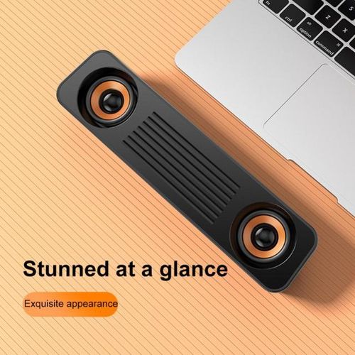 Wireless Speaker Abs Double Speakers Enjoy The Feeling Of Immersion Exquisite Knob Design Visual And Audio More Shocking