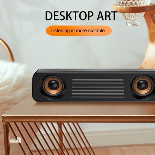 Wireless Speaker Abs Double Speakers Enjoy The Feeling Of Immersion Exquisite Knob Design Visual And Audio More Shocking
