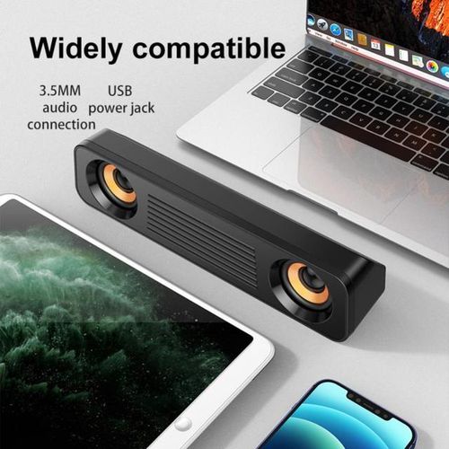 Wireless Speaker Abs Double Speakers Enjoy The Feeling Of Immersion Exquisite Knob Design Visual And Audio More Shocking