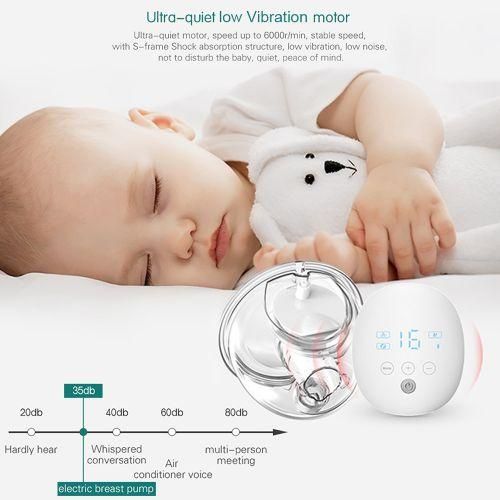 Wearable Double Electric Breast Pump Silent Invisible Hands