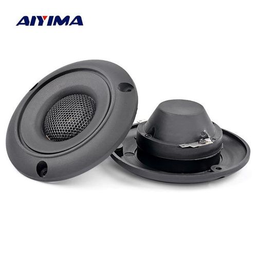Aiyima 2pcs 2.5 Inch Piezo Tweeter 8ohm 25w Ceramics Treble Speaker Piezoelectric Audio Speaker Buzzer Treble Diy Home Theater