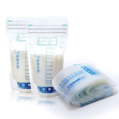 30Pcs 250ml PreSterilised Breast Milk Storage Freezer Bags