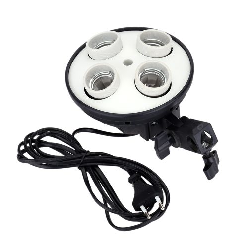 4 in 1 E27 Base Socket Light Lamp  Holder Adapter for Photo