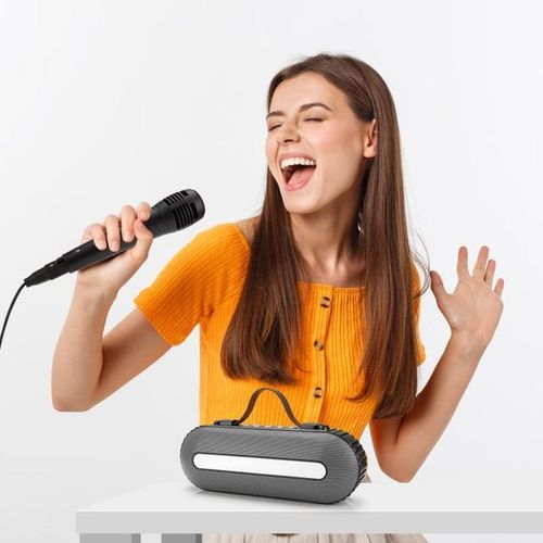 H06 Bluetooth Speaker Sound Box Wireless Speaker Bass Subwoofer Support Fm Radio Aux Tf Usb Microphone Factory Custom Ktv