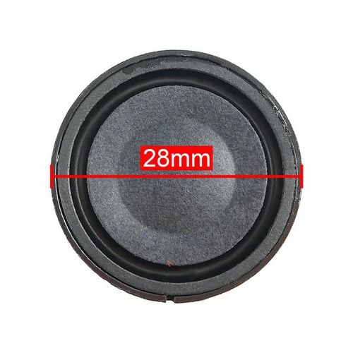 28mm Speaker 4 Ohm 2w Bluetoth Smalll Speaker Composite Membrane Low Frequency For Car Recorder Toys Audio Diy 2pcs