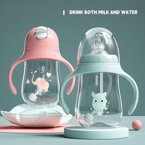 180/240/300ml Cute Baby's Bottles Optional Leakage-Proof Baby Sippy Cup Children Drinking Accessories NO5233