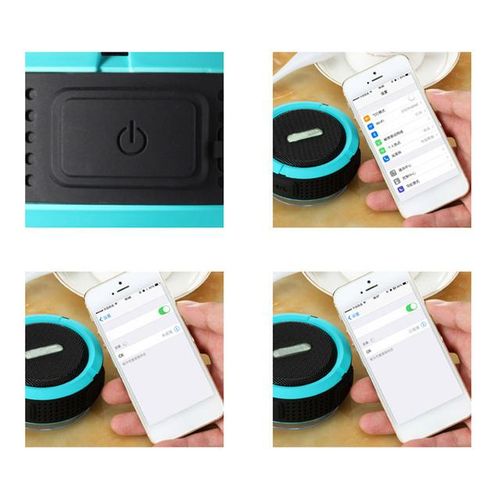 C6 Mini Wireless Bluetooth 5.0 Speaker Hands-Free With Microphone Usb Rechargeable Ip65 Waterproof Outdoor Portable Sound Box