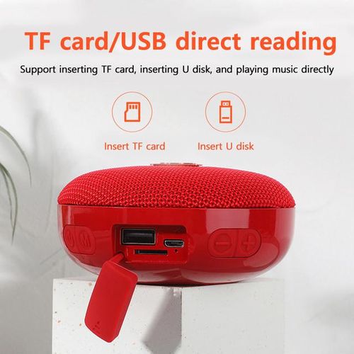Portable Wireless Speaker 360 Hd Surround Stereo Sound With Strong Bass Waterproof Speaker For Home Parties Activities