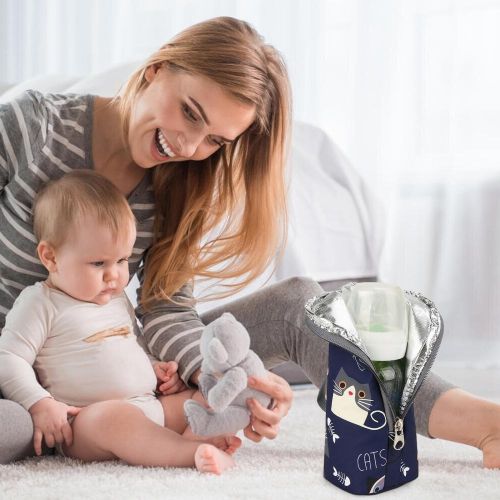 Portable Baby Milk Bottle Bag Easy to Use Keep Warm Carrying Sleeve Pouch Suitable for Toddler Outdoor