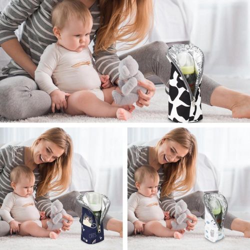 Portable Baby Milk Bottle Bag Easy to Use Keep Warm Carrying Sleeve Pouch Suitable for Toddler Outdoor