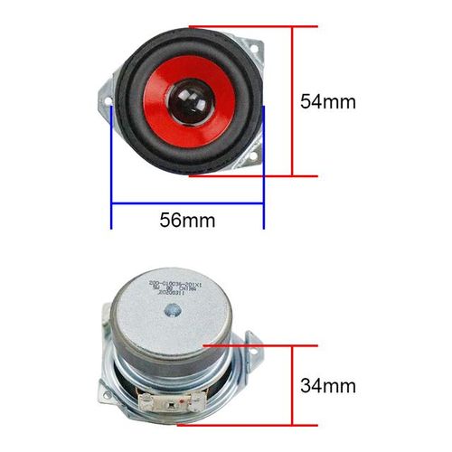 2pcs For Jbl Special Coating 2 Inch Full Range Frequency Speaker 8ohm 5w
