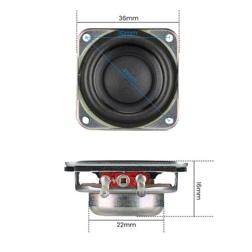 Aiyima 2pcs 1.5 Inch Full Range Speaker 8 Ohm 3w Neodymium Magnetic Loudspeaker Diy Smart Home Bluetooth Speaker