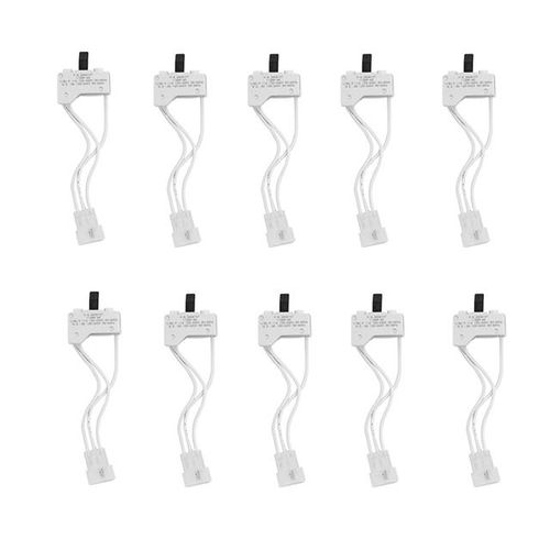 10X Dryer Door Switch for 3406109 3406107 Whirlpool, Kenmore, Sears, Maytag, Roper, Estate