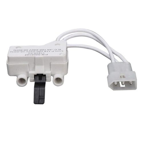 Dryer Door Switch For 3406109 3406107 Whirlpool, Kenmore, Sears, Maytag, Roper, Estate & Dryer Replacement Kit 3387134