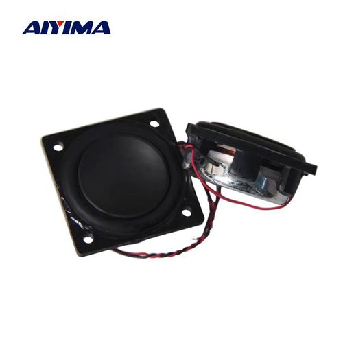 Aiyima 2 Pcs 32mm Full Range Speaker 4 Ohm 3w Neodymium Magnetic Loudspeaker High Temperature Resistant Diy Home Theater