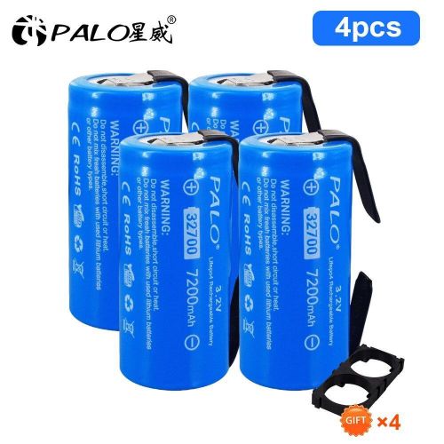 PALO 3.2V 32700 LiFePO4 Battery 7200mAh 35A Continuous Discharge Maximum 55 A High Power Battery More