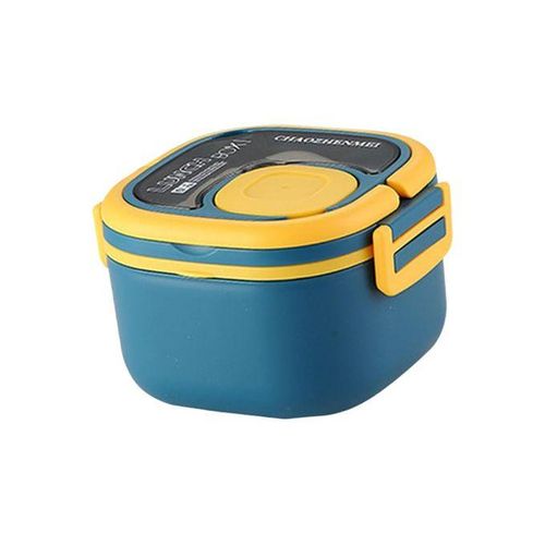 Lunchbox Hot Or Cold Food Storage Snack Box Container For Steel Blue