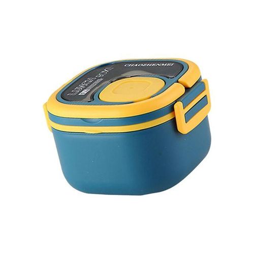 Lunchbox Hot Or Cold Food Storage Snack Box Container For Steel Blue