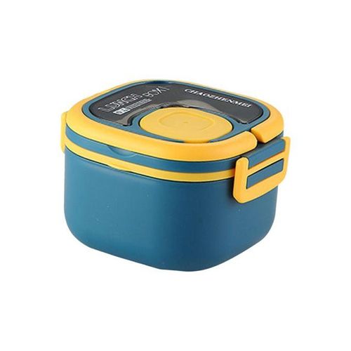 Lunchbox Hot Or Cold Food Storage Snack Box Container For Steel Blue