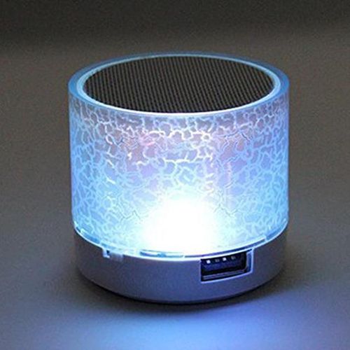 Speaker Mini Wireless Loudspeaker Crack Led Tf Card Usb Subwoofer Portable Mp3 Music Sound Column For Pc Phone Speakers H-Best