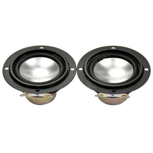 Aiyima 2pcs Audio Tweeter Speakers Portable Aluminum Bottom Pu Neodymium Magnetic Full Range Speaker 2.5inch 6 Ohm 6w For Samco