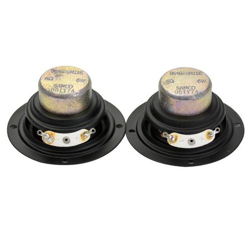 Aiyima 2pcs Audio Tweeter Speakers Portable Aluminum Bottom Pu Neodymium Magnetic Full Range Speaker 2.5inch 6 Ohm 6w For Samco