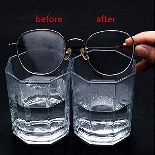 Anti Fog Wipes - Lens Wipes For Eyeglasses - Reusable Cleaning Wipe Defog Cloth For Eyeglasses Goggles Camera Lenses Tablets