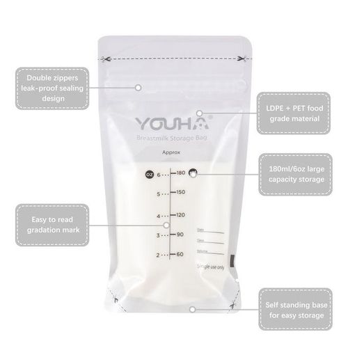 Youha Breastmilk Storage Bags Milk Storing Bags For