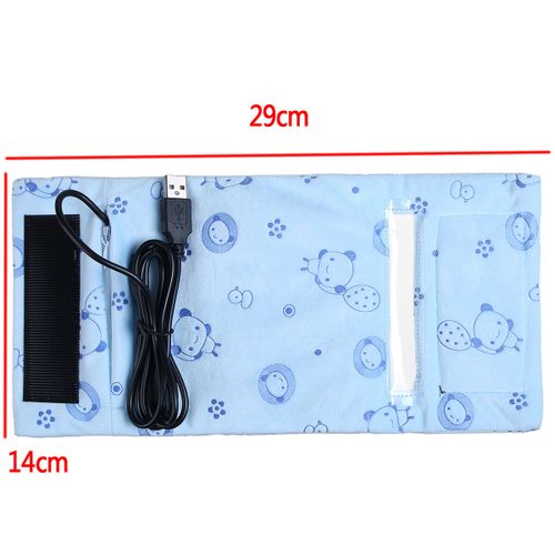 Portable Bottle Warmer Heater Travel Baby Kids Milk Water USB Cover Pouch Yellow