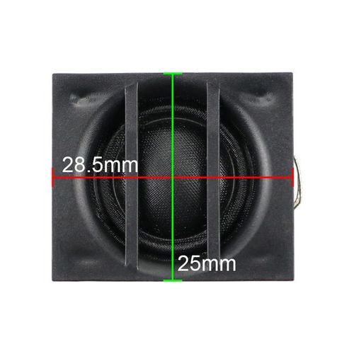 Shevchenko 25*28mm 8ohm 10w Dome Silk Membrane Tweeter Speaker Neodymium Magnetism Tweeter Multi-Unit Audio Accessories 10w 2pcs