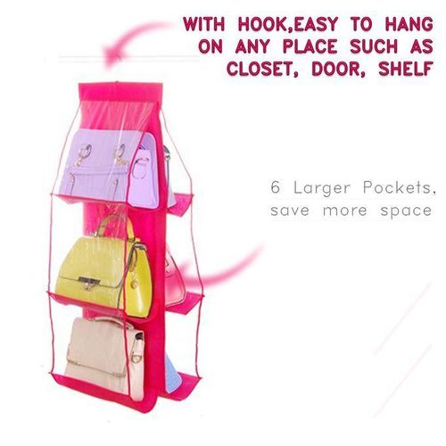 Purse Bag Storage Holder For Wardrobe Hanging Handbag