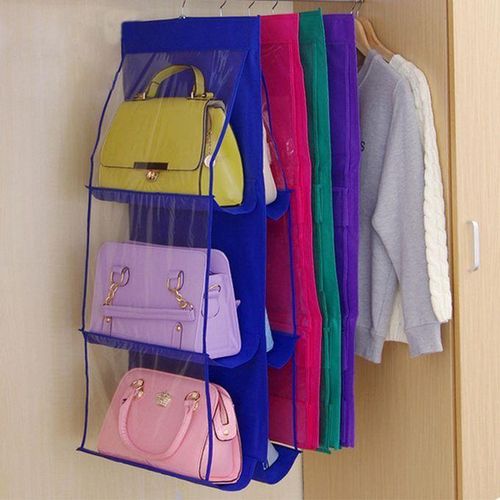 Purse Bag Storage Holder For Wardrobe Hanging Handbag