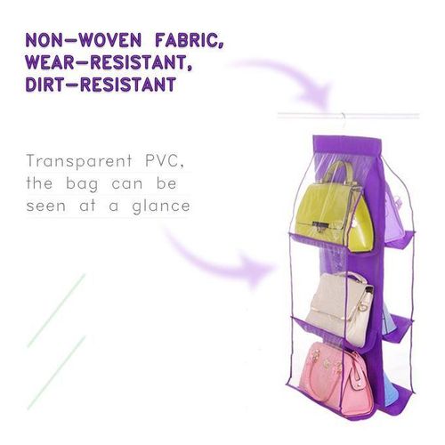 Purse Bag Storage Holder For Wardrobe Hanging Handbag