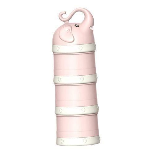 Baby Milk Powder Formula Dispenser Stackable Formula Pink